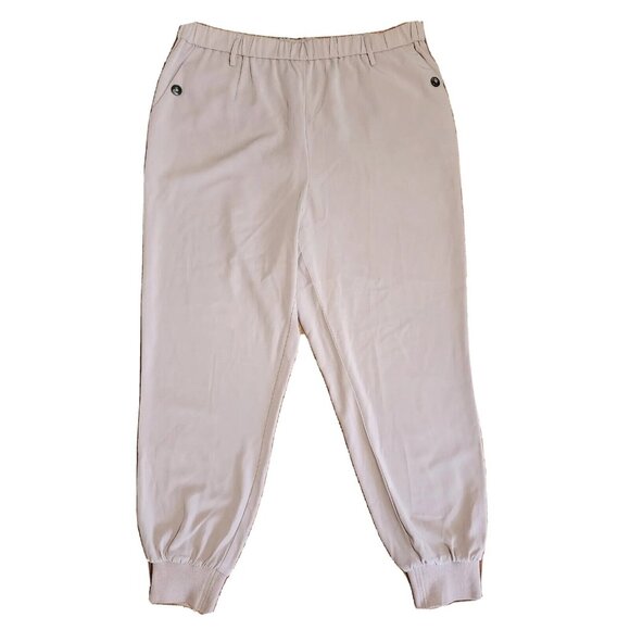 One By Chapter One Pants Womens Size L Large Solid All Pink Pull On with Pockets - Picture 1 of 5